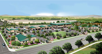 Olivewood Retail Center Rendering